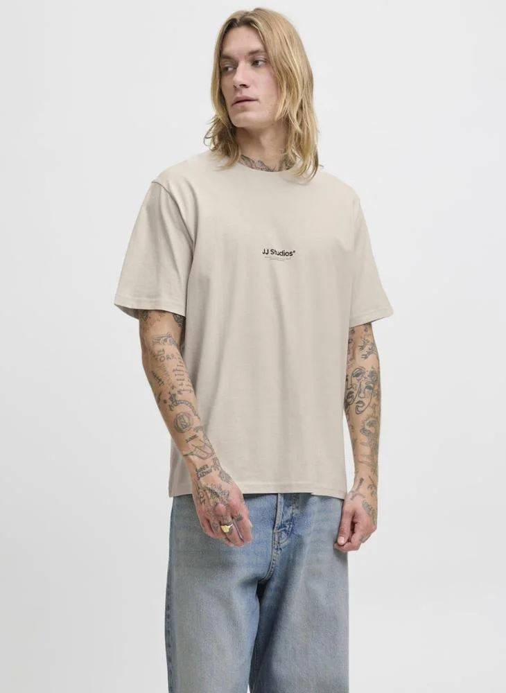 جاك اند جونز 2 Pack Of Logo Crew Neck T-Shirt