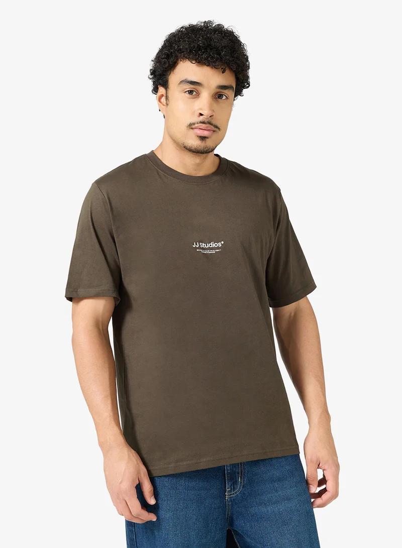 JACK & JONES  2 Pack Of Logo Crew Neck T-Shirt for Men | Best Price UAE