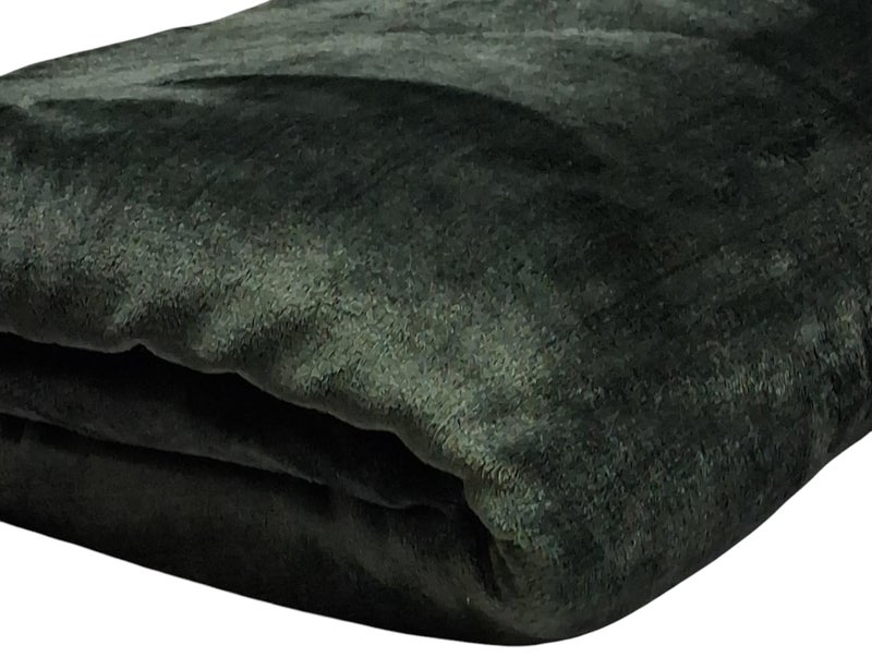 CHANDRAVATI Premium Plush Solid Summer Single Bed Dohar/Ac Blanket | 200 GSM Reversible Lightweight Cozy Soft for Single Bed, Sofa, Couch, Travel & Camping || (Green, Single) - Image 3