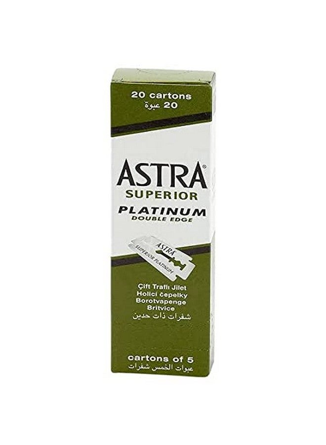 Astra Razor Blades Pack of 100, Green - Image 3