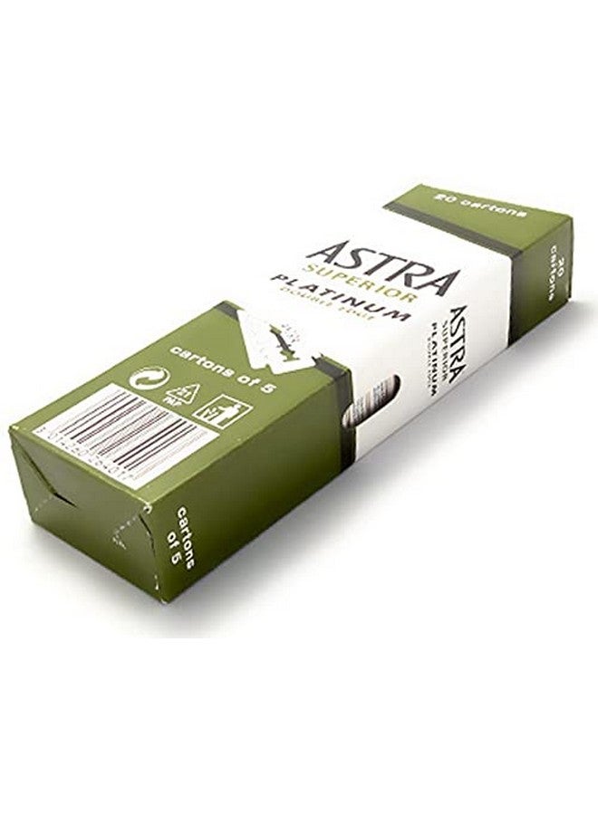 Astra Razor Blades Pack of 100, Green - Image 2