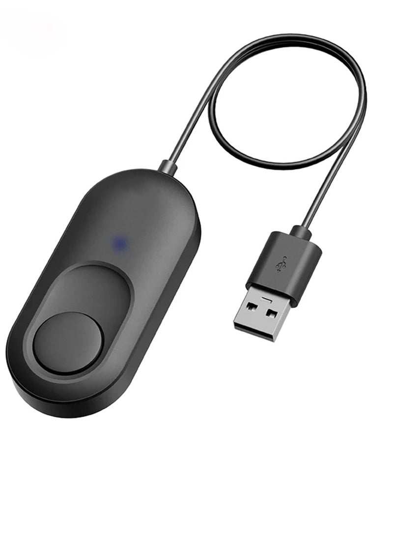 Excefore Undetectable Mouse Mover, USB Port Automatic Mouse Jiggler with On/Off Switch, Driver-Free, Simulates Mouse Pointer Movement to Prevent PC from Going to Sleep - Image 1