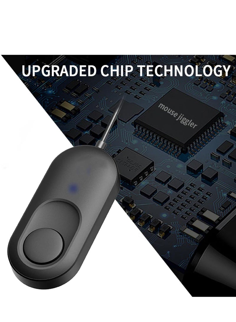 Excefore Undetectable Mouse Mover, USB Port Automatic Mouse Jiggler with On/Off Switch, Driver-Free, Simulates Mouse Pointer Movement to Prevent PC from Going to Sleep - Image 2
