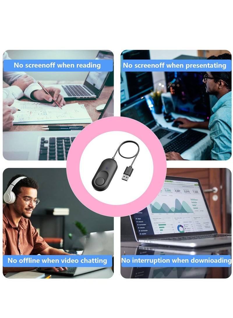 Excefore Undetectable Mouse Mover, USB Port Automatic Mouse Jiggler with On/Off Switch, Driver-Free, Simulates Mouse Pointer Movement to Prevent PC from Going to Sleep - Image 4