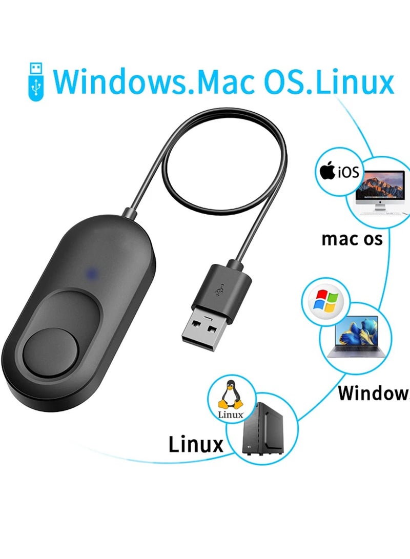 Excefore Undetectable Mouse Mover, USB Port Automatic Mouse Jiggler with On/Off Switch, Driver-Free, Simulates Mouse Pointer Movement to Prevent PC from Going to Sleep - Image 5