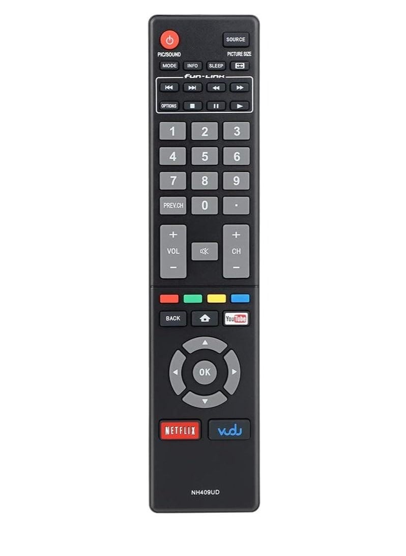 Raxoom New NH409UD Replacement Remote Control fit for Magnavox LED Smart HDTV TV Sub NH419UD NH400UD NH402UD NH404UD NH405UD NH401UD NH410UP NH410UD NH416UP NH424UP NH425UD - Image 1
