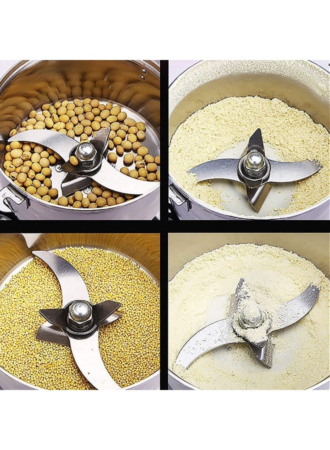 Electric Stainless Steel Grinder 1000g – High-Speed Herbal Spice & Grain Pulverizer – Commercial Powder Grinding Machine  - Image 5