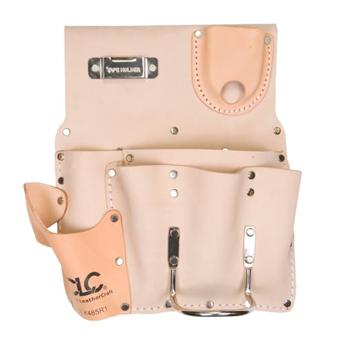 Custom Leathercraft - DW-109 CLC K485R1 Standard Drywaller's Tool Pouch, Chrome-Tanned Heavy Duty, 7-Pocket, Small - Image 3
