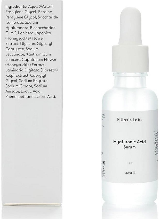 Ellipsis Labs Hyaluronic Acid Serum by Ellipsis Labs - Vegan-Friendly Facial Serum for Intense Hydration and Moisture, Improves Elasticity, Softens Skin, Non-Greasy Formula for All Skin Types, 1 Fl Oz - Image 4