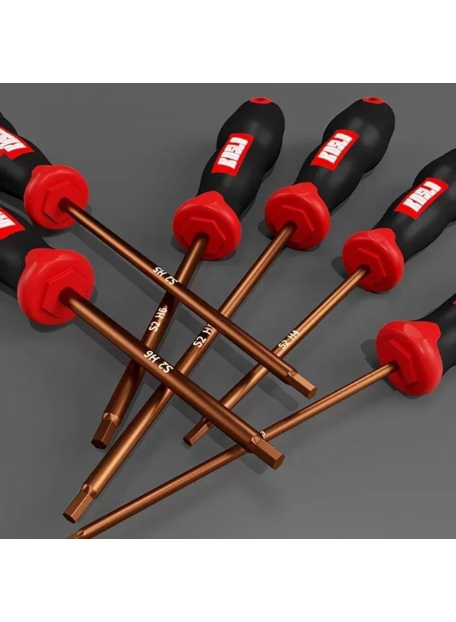 RVETEE 7pcs Torque H2.5/4mm Hexagon Wrenches Allen Key Set Wrench for Bicycle Fixed Kit Spanner Workshop Complete Hand Tools - Image 2