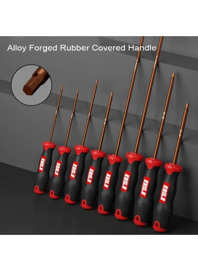 RVETEE 7pcs Torque H2.5/4mm Hexagon Wrenches Allen Key Set Wrench for Bicycle Fixed Kit Spanner Workshop Complete Hand Tools - Image 1