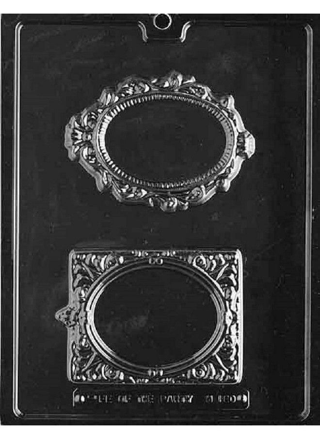 Grandmama's Goodies M180 Fancy Frame Chocolate Candy Soap Mold With Exclusive Molding Instructions … (1)  - Image 1