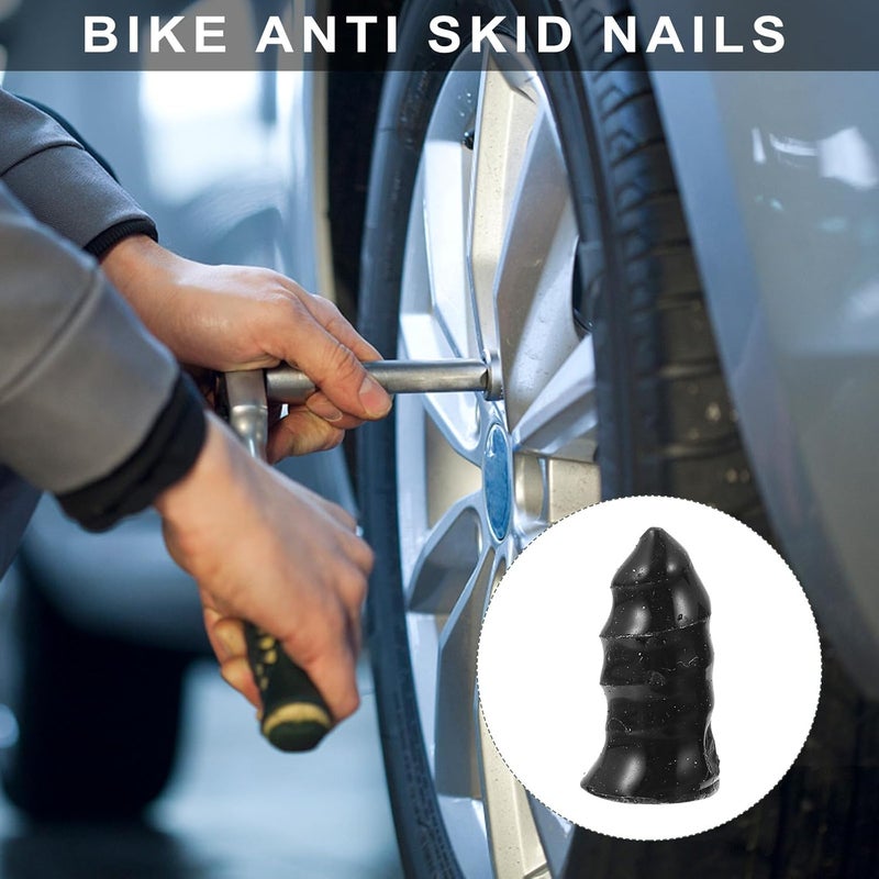 Tire Repair Nails Plug Kit 10pcs Vacuum Gel Nails Self-Service Puncture Repair for Motorcycle Car Truck Winter Anti-Skid Wheel Studs - Image 4