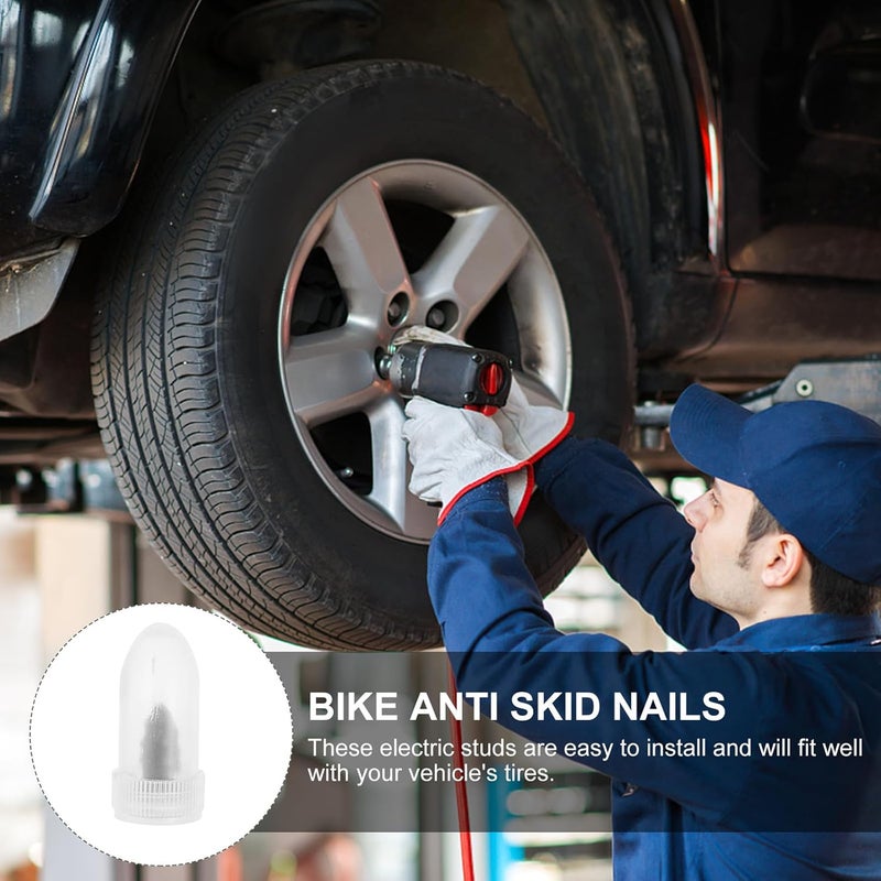 Tire Repair Nails Plug Kit 10pcs Vacuum Gel Nails Self-Service Puncture Repair for Motorcycle Car Truck Winter Anti-Skid Wheel Studs - Image 5