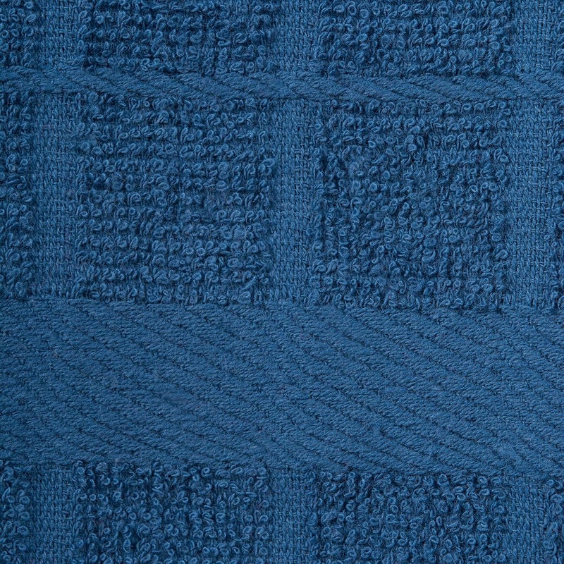 DII Basic Terry Collection Solid Windowpane Dishcloth Set, 12x12, Blue, 6 Piece - Image 3