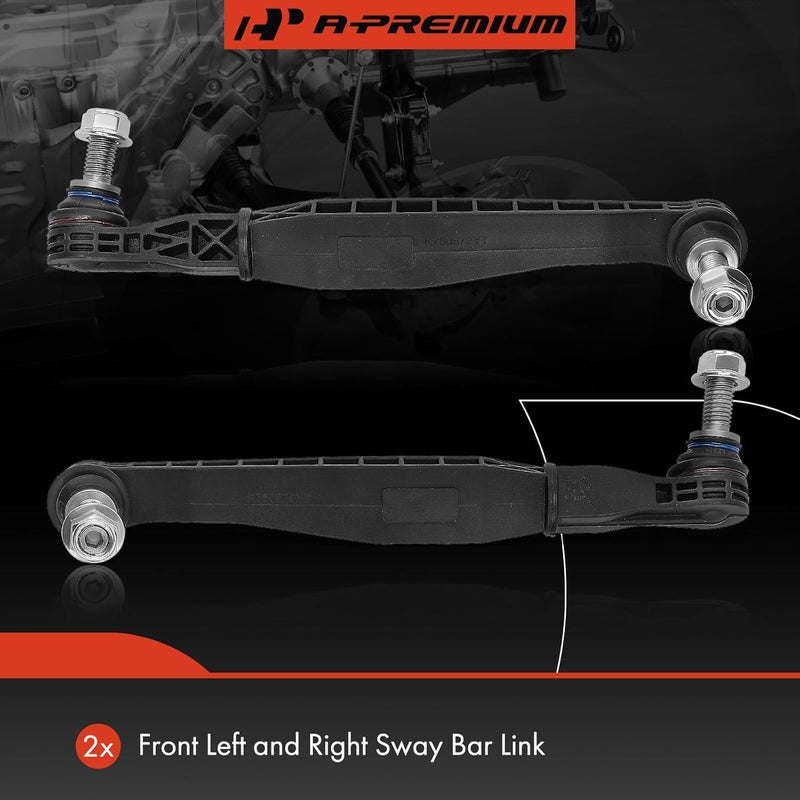 A-Premium 2 x Front Sway Bar Links Stabilizer Bar Links, Compatible with Chevrolet Camaro 2016-2023, Cadillac CTS 2014-2019, ATS 2013-2019, CT5 2020-2023, CT4 2020-2023 - Image 3