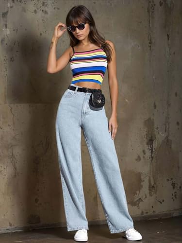 KOTTY Womens Solid Forever Blue Straight Fit Fit Jeans (Blue,30)-KTTLADIESJEANS2784L - Image 3