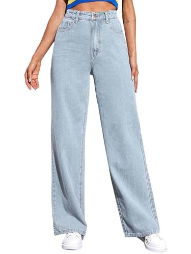 KOTTY Womens Solid Forever Blue Straight Fit Fit Jeans (Blue,30)-KTTLADIESJEANS2784L - Image 1