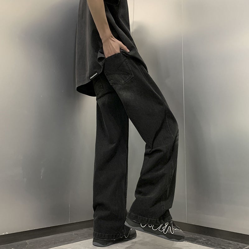 Unisex Classic Denim Jeans Loose Fit Daily Outdoor Wear - Image 4