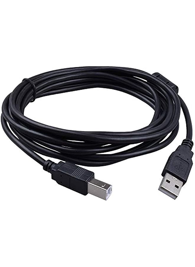 إي داتا لايف كابل طابعة USB 2.0 بطول 5 متر ذكر إلى ذكر كابل نقل البيانات متوافق مع طابعات طابعة Dl - Image 1