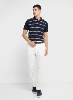 Robert Wood Striped Polo Shirts  - Image 4