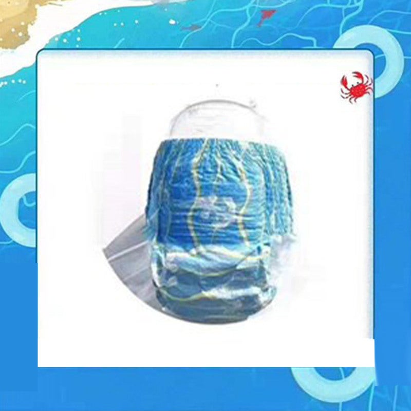 Disposable Baby Swim Pants: XXL For Above 26.5lb Skin Friendly Breathable - Expansion Resistant No Water Swelling Elastic Waist Easy To Put On Swim Diaper For Toddlers Pool And Beach Water Play - Image 5