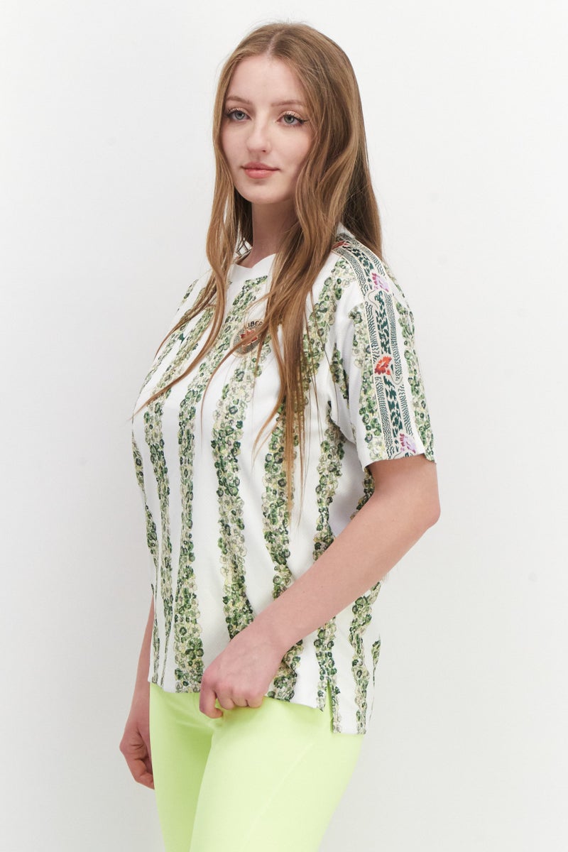 Puma x Liberty Women Sportswear Fit Short Sleeve Printed Training T Shirt, Multicolor - Image 3