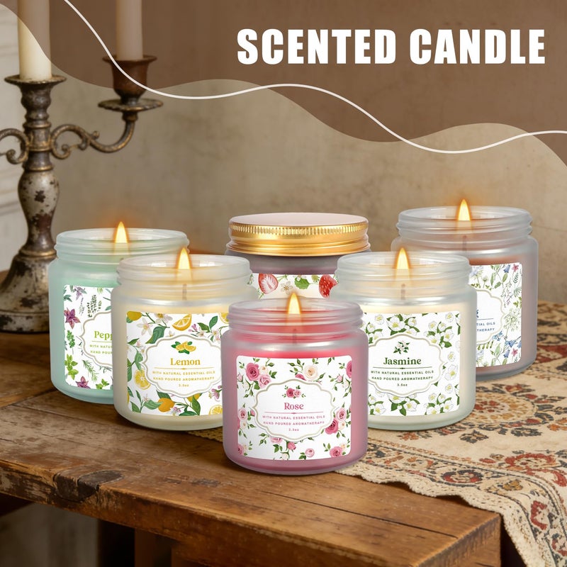 YOROXRG 12 Pack Scented Candles with Added Natural Essential Oils, 3.05oz, Suitable for Various Festivals, Parties, Yoga, and Home Scene - Image 3