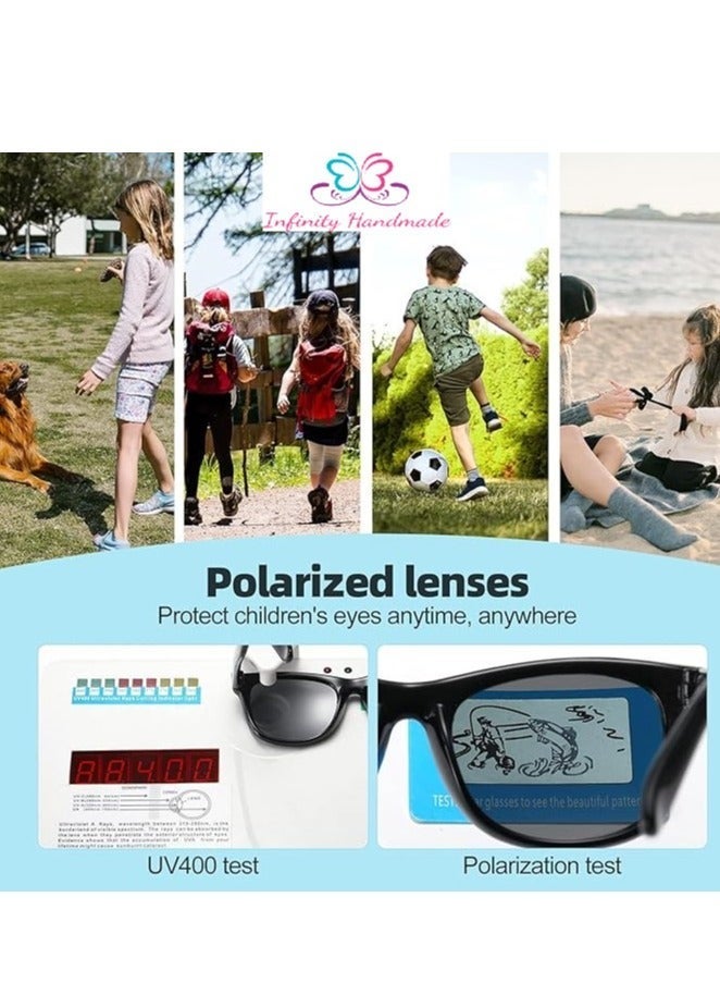 Kids Polarized Sunglasses Flexible Safety Children Sun Glasses Boys Girls, Outdoor Sunglasses ,0005, from Seller INFINITYHANDMADE Only - Image 5