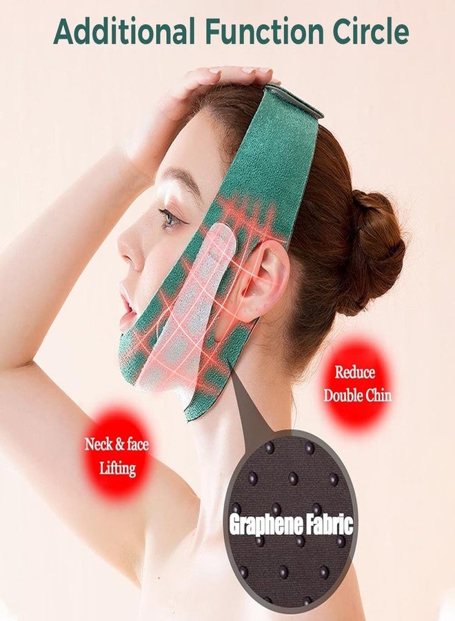 BIRDLINE V-Shape Face Slimming Belt | Double Chin Shaper for Men and Women | Facial Lift Mask for Slimming Cheeks, Anti-Wrinkle Chin Strap, Reusable Nylon Face Slimming Bandage (Multicolor) - Image 4