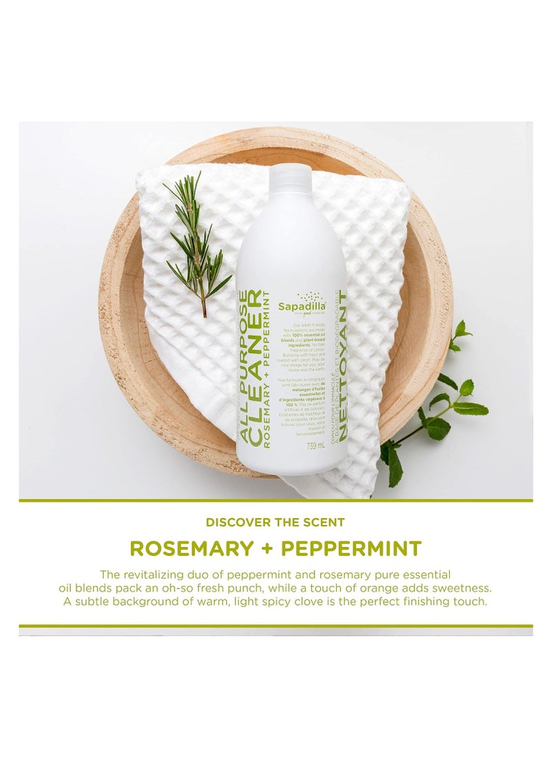 Sapadilla All Purpose Cleaner Rosemary & Peppermint 739 ML  - Image 5