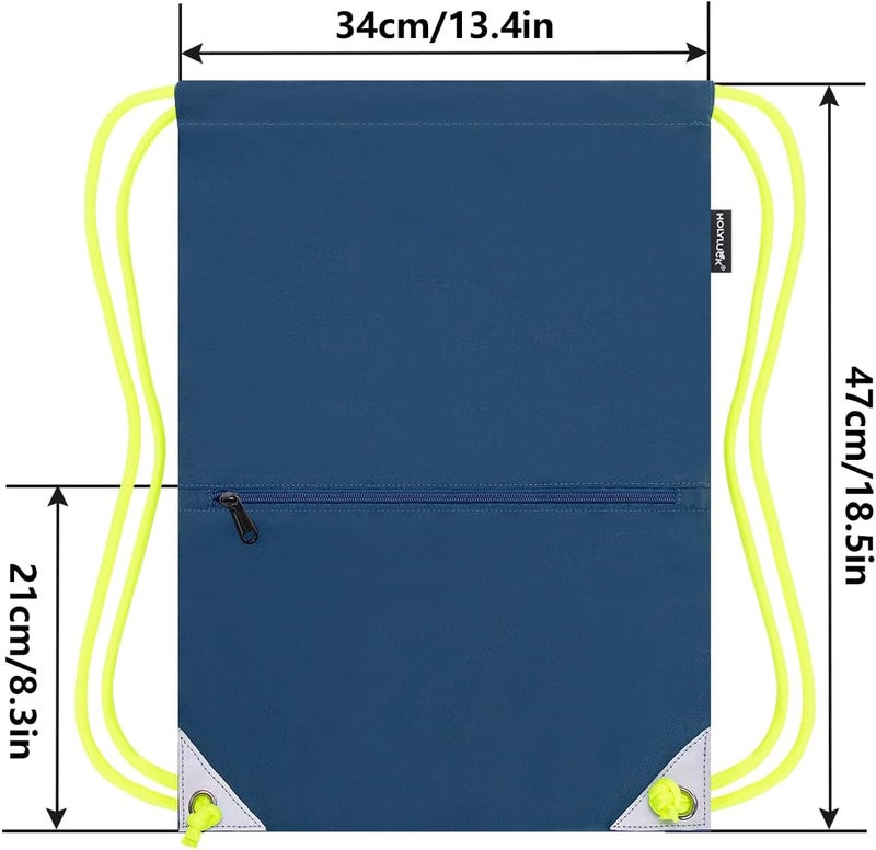HOLYLUCK Drawstring Backpack Bag Sport Gym Sackpack - Image 2