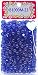 Tara Metallic Color 12 MM Plastic Beads For Braid Hair 240 Pieces In One Pack (Pack of 1, GLITTER BLUE) - Image 2