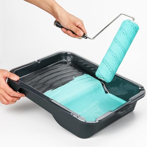 PinStone 18 Pack 9" x 1/2" Nap Microfiber Paint Roller Covers, Lint-Free Microfiber Covers Refills, Naps for 9 Inch Roller Frame, Ideal for All Paints and Stains, House Painting Supplies - Image 5