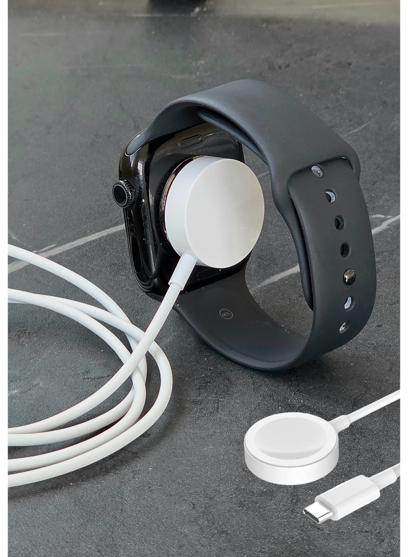 Magnetic USB-C Fast Charger (1m) – Compatible with Apple Watch Series - Image 1