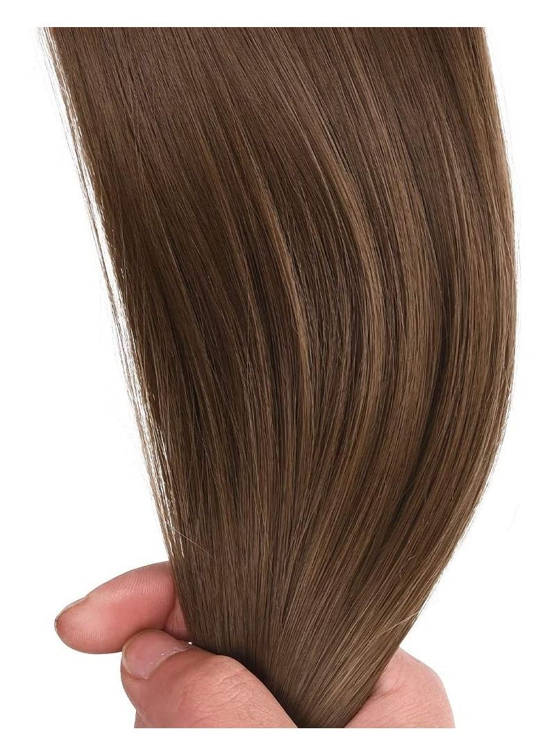إستيل Estelle Claw Clip in Ponytail Extension Long Straight Hair for Women Jaw on (بني شوكولاتة فاتح) - Image 5