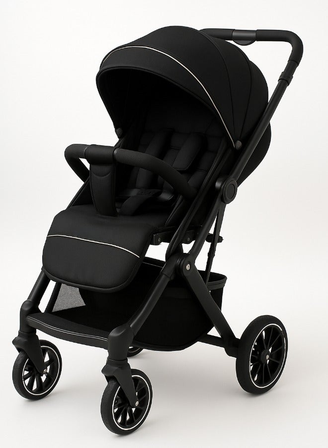Kidilo 535 Black Luxurious Baby Stroller - Stylish & Modern Design - Image 2