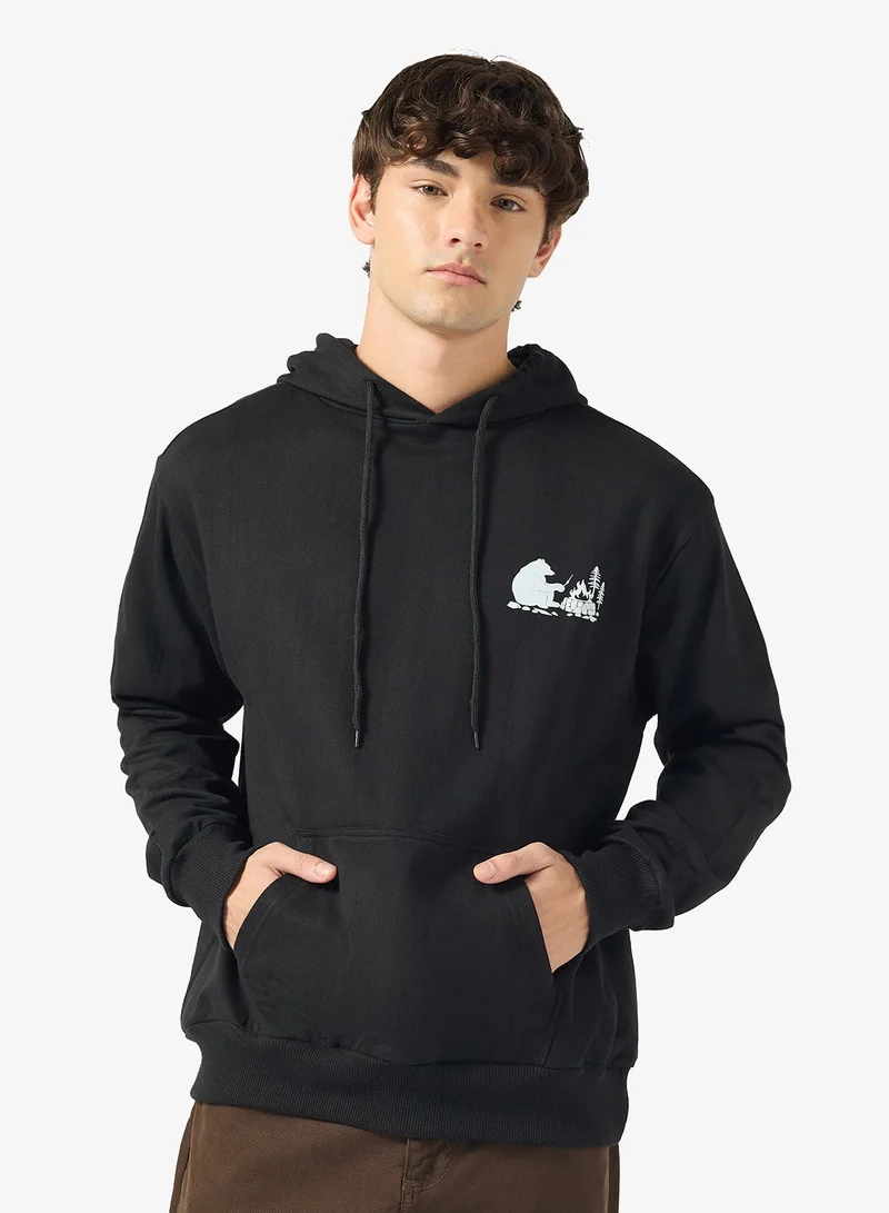 Seventy Five Oversized Zip Through Hoodie