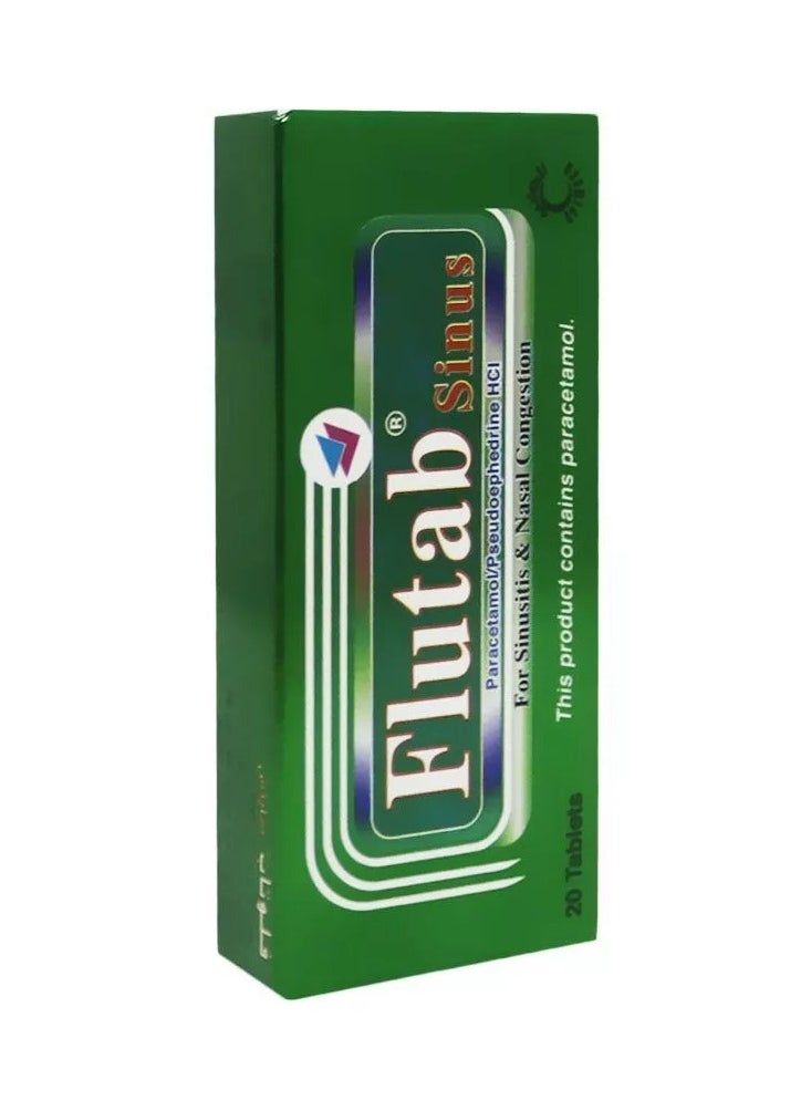 FLUTAB Sinus Tablets 20'S  - Image 2