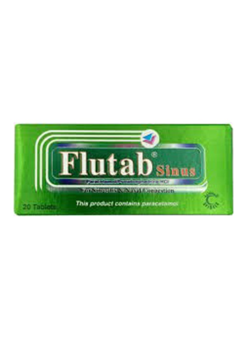 FLUTAB Sinus Tablets 20'S  - Image 1