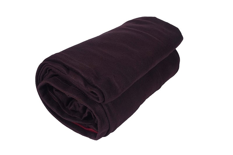 Goyal's ® Polar Fleece AC Double Bed Blanket (Brown) - Image 5