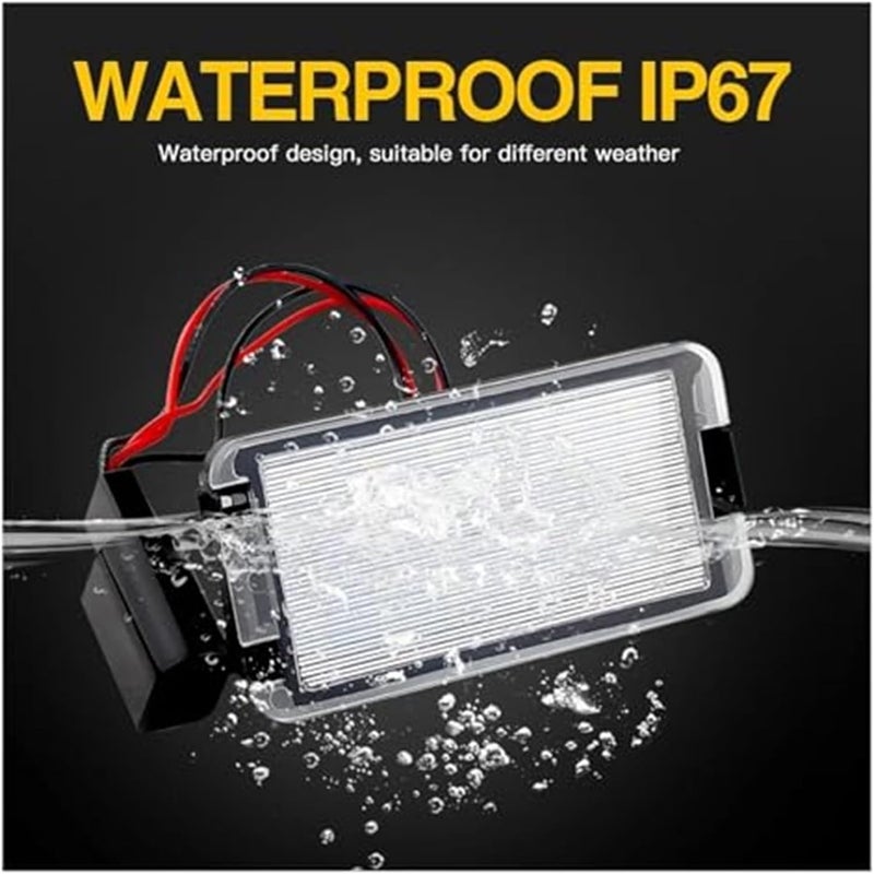 Wivplex 2pcs Car Number License Plate Lights - Image 5