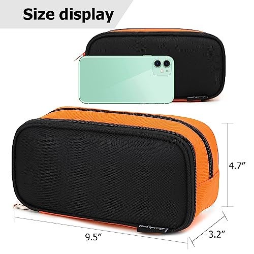 Mountain guest Large Capacity Pencil Case Multi-Slot Pencil Pouch Durable Pencil Box Portable Office Pen Bag with Zipper - Image 3