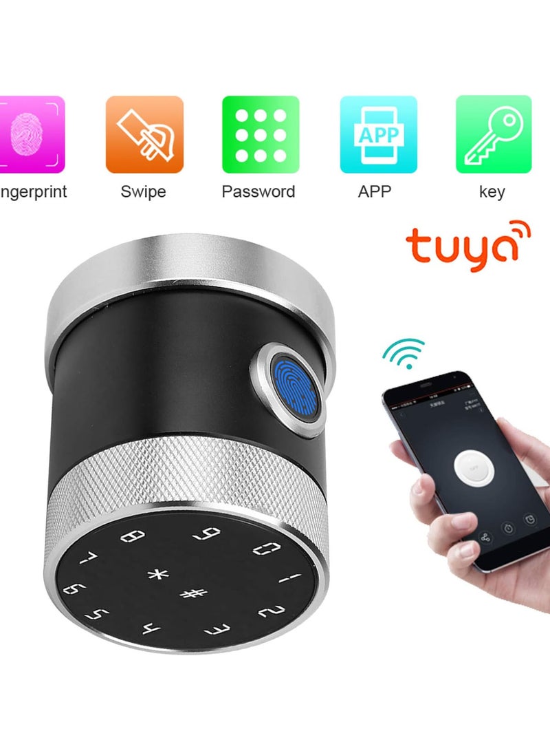 GGOOT Smart Door Lock, Biometric Fingerprint Door Lock, Keyless Entry Door Lock, USB Emergency Power Supply Support for Fingerprint, Key, Password Unlock for Home Office Hotel School - Image 4