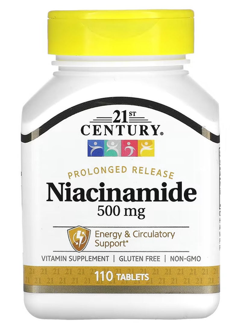 21st Century Prolonged Release Niacinamide, 110 Tablets - Image 1