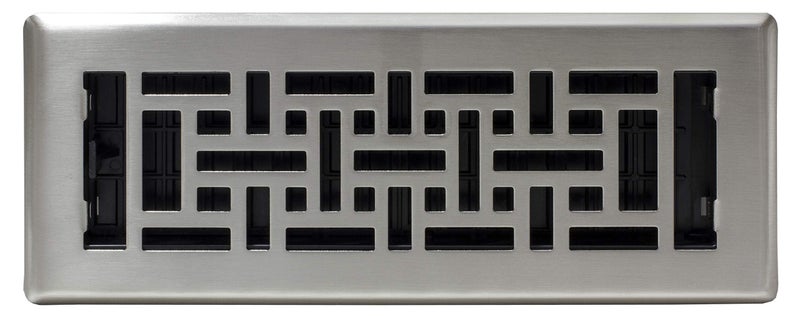 Decor Grates سجل أرضي شرقي Decor Grates AJH310-NKL بحجم 3 إنش × 10 إنش، نيكل مصقول - Image 2