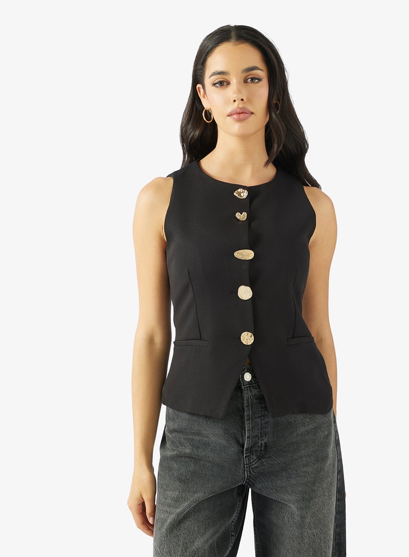 جينجر سترة بتفاصيل ذهبية - Image 1