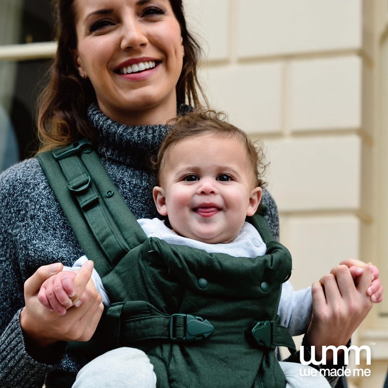 Diono We Made Me Imagine Deluxe, 3-in-1 Baby Carrier Newborn to Toddler With Front Carry & Back Carry, Ergonomic, Comfortable, Racing Green - Image 2