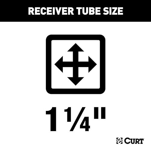 CURT 116403 Class 1 Trailer Hitch with Ball Mount, 1-1/4-In Receiver, Fits Select Honda HR-V - Image 2