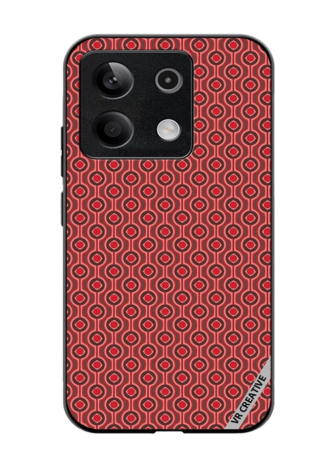 VR CREATIVE Protective Case Cover For Xiaomi Poco X6 Pattern Red Design Multicolour - Image 1